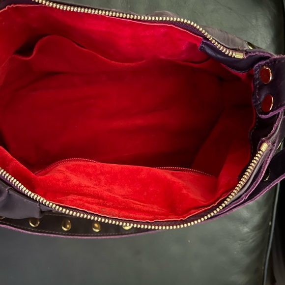 Hammitt Los Angeles Malbec Leather Avalon Hobo Crossbody Vintage - Picture 6 of 14